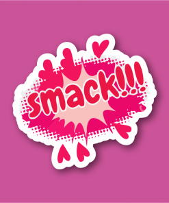 Pop-Art Sticker Çıkartma Smack!!!