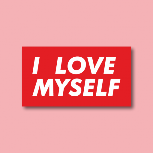 Sticker Çıkartma i love myself